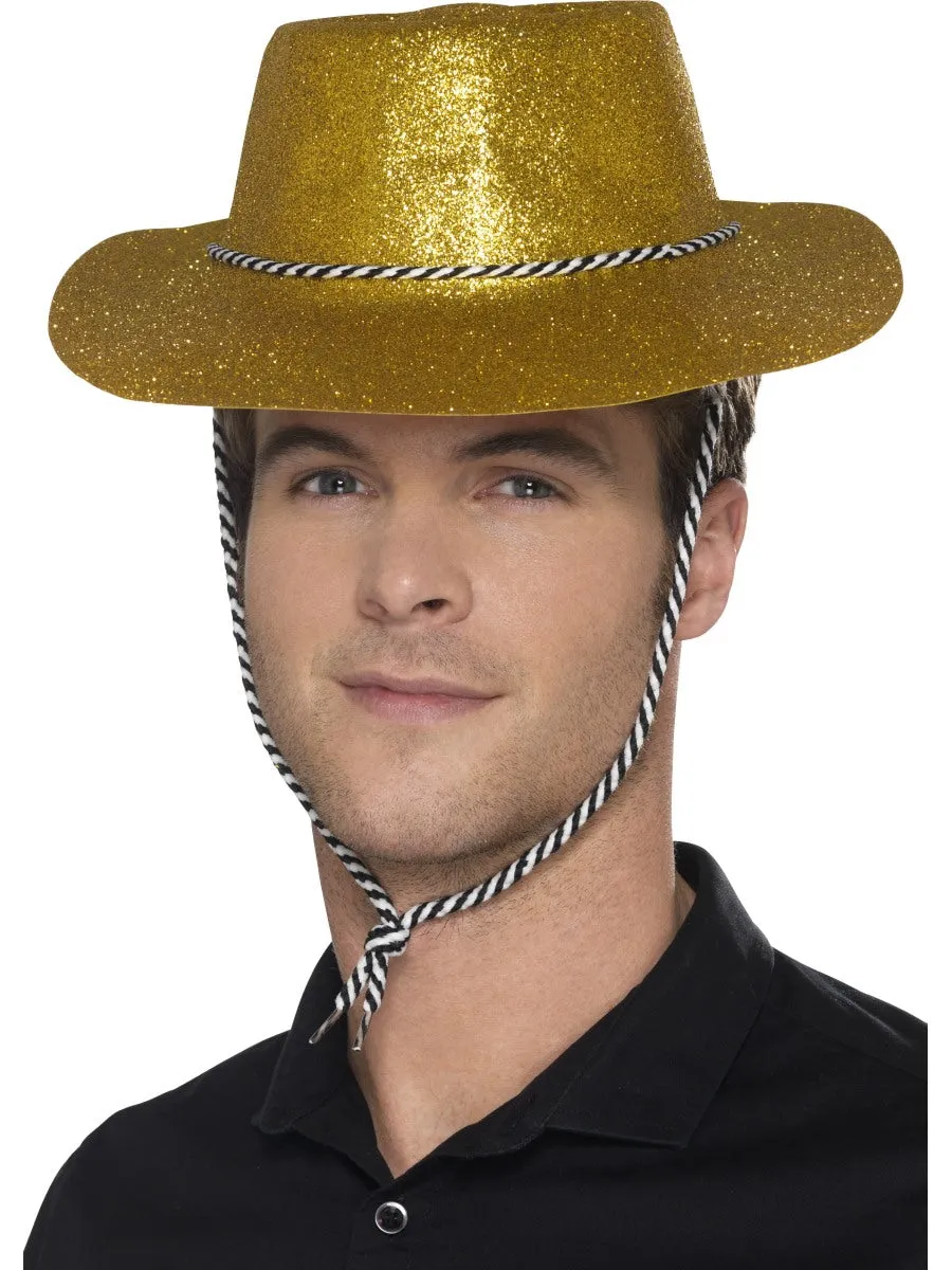 Gold Cowboy Glitter Hat