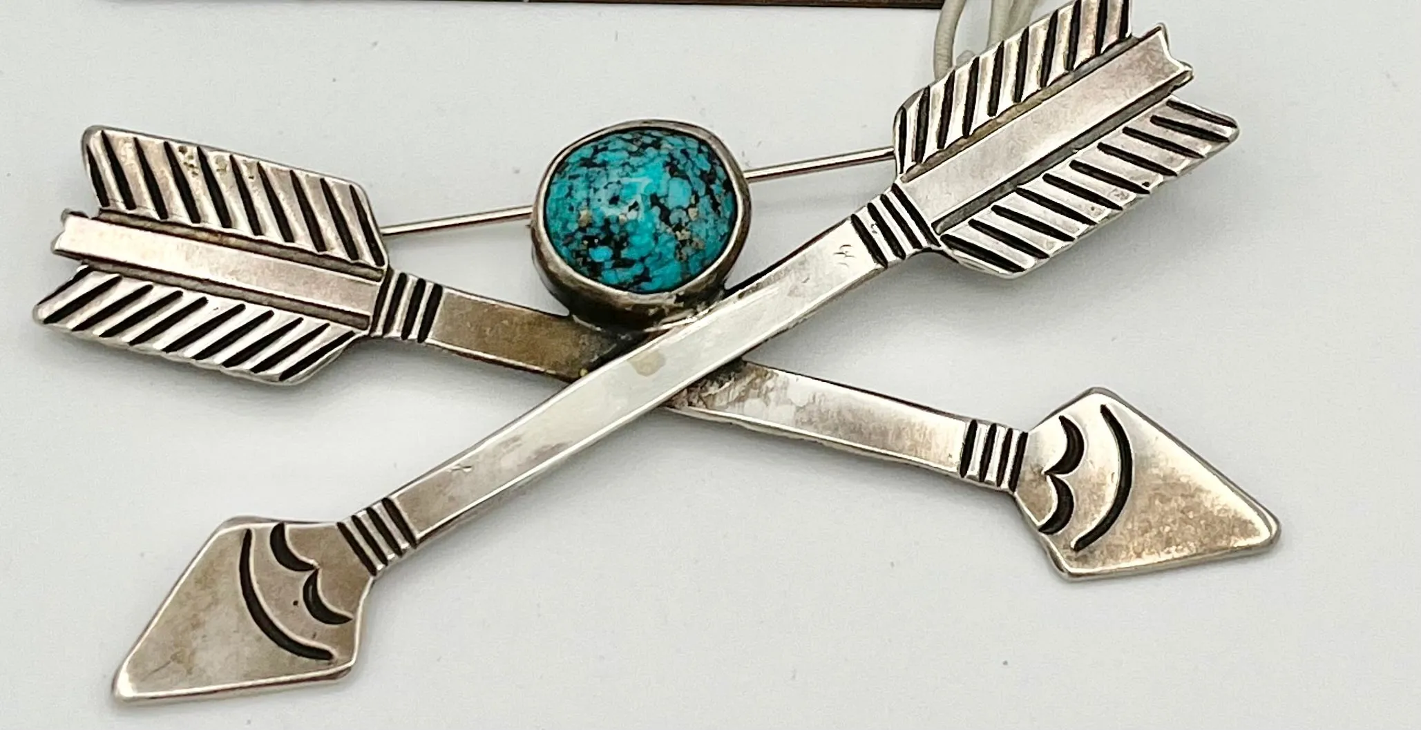 Hat Pin- Assorted Turquoise & Sterling Silver