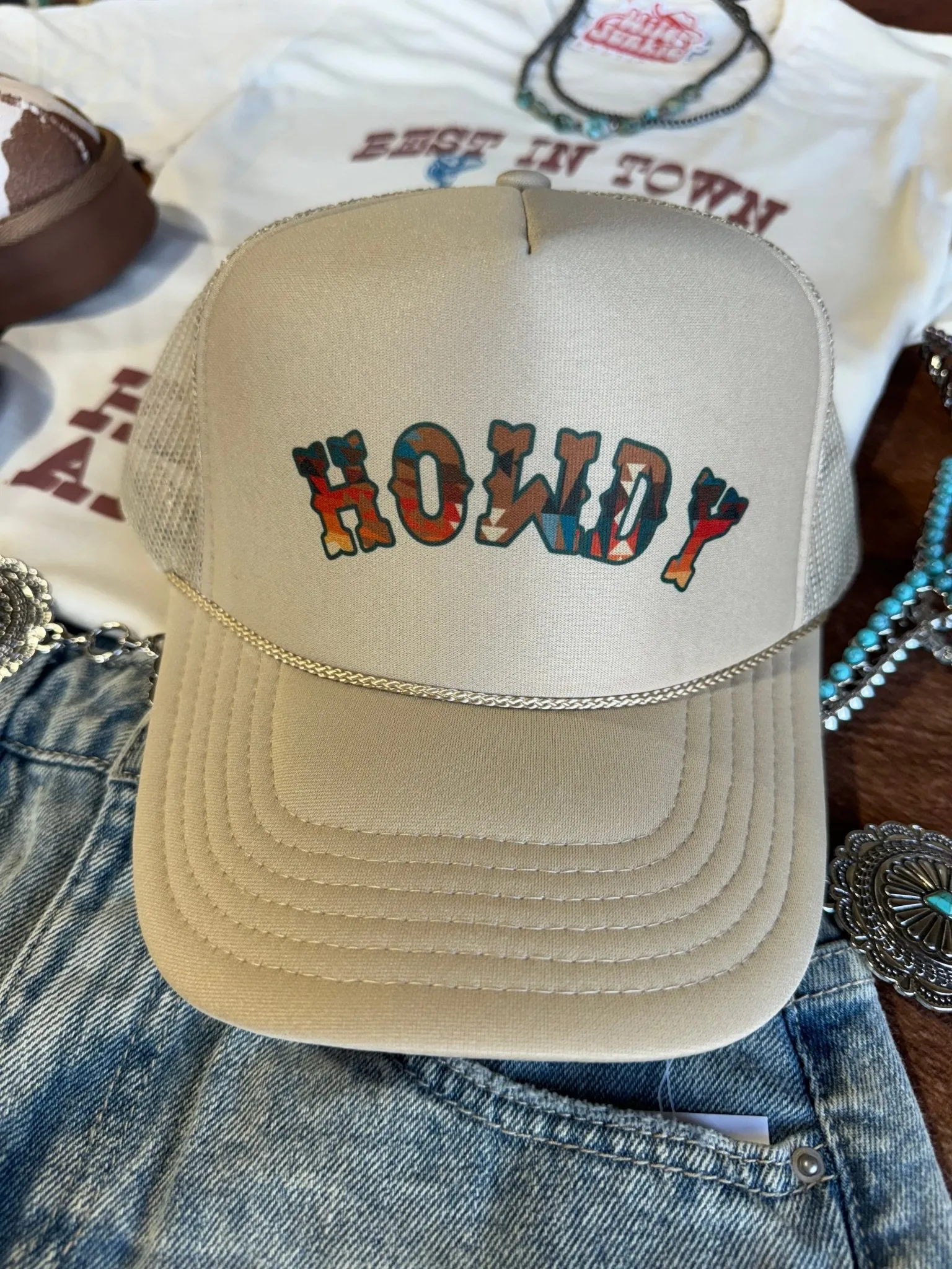 Howdy Aztec Trucker Hat