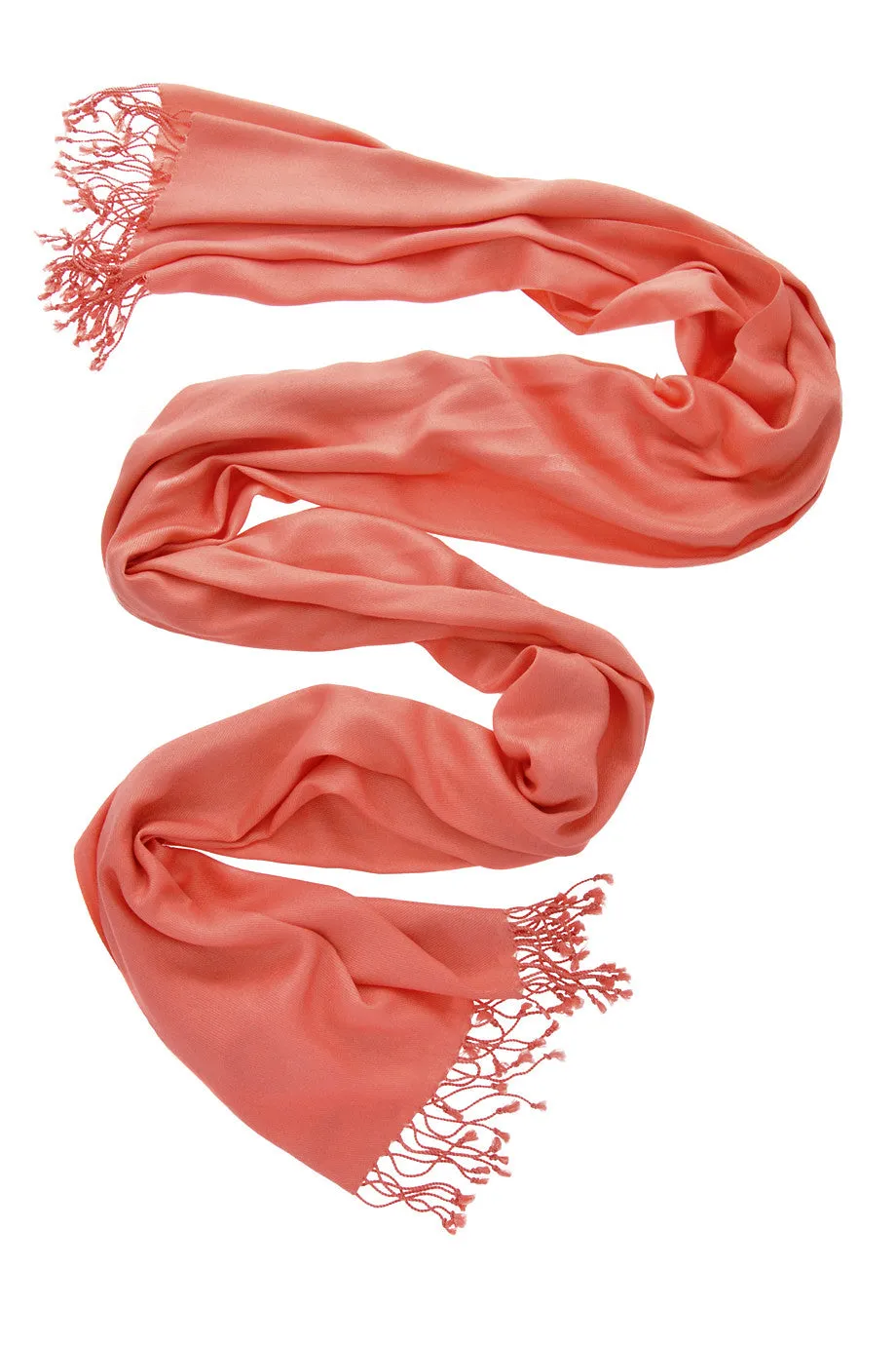 MAYA Viscose Rose Coral Woman Scarf