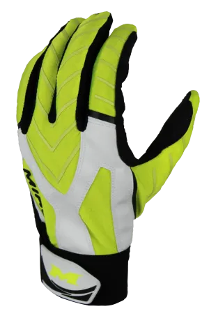 Miken Freak Batting Gloves: MFRKBG Optic Yellow