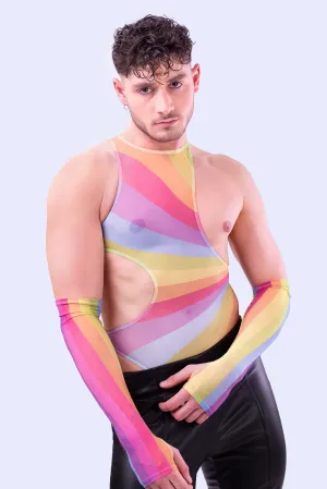 Out&Proud Male Asymmetrical Bodysuit