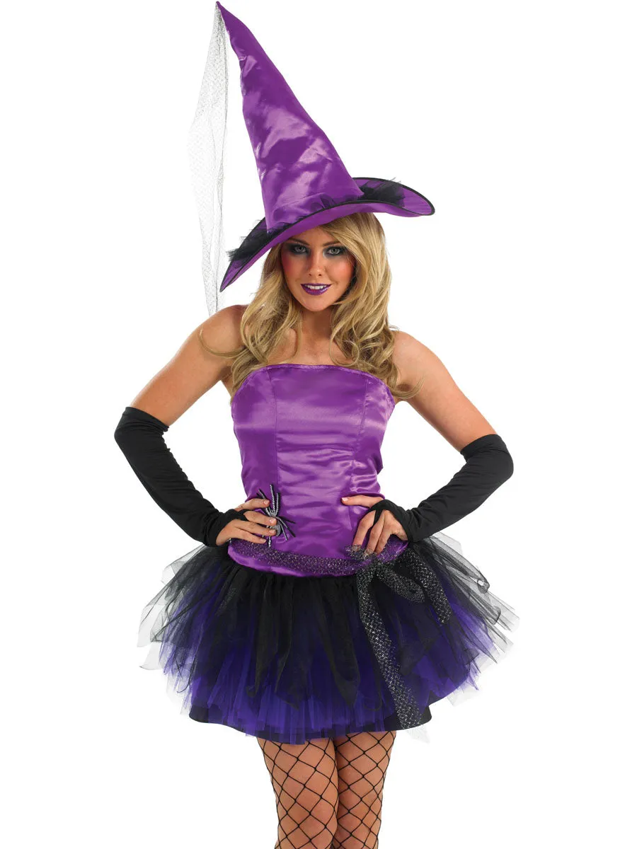 Purple Spider Witch Costume